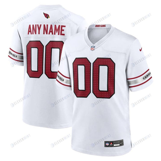 Arizona Cardinals Custom Game Men Jersey - White