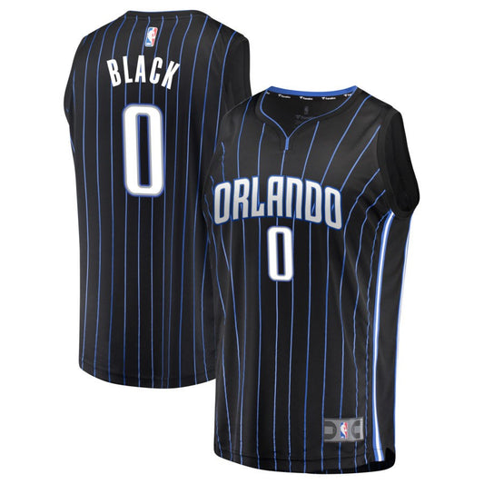 Anthony Black Orlando Magic Fanatics Branded Fast Break Jersey - Black - Icon Edition